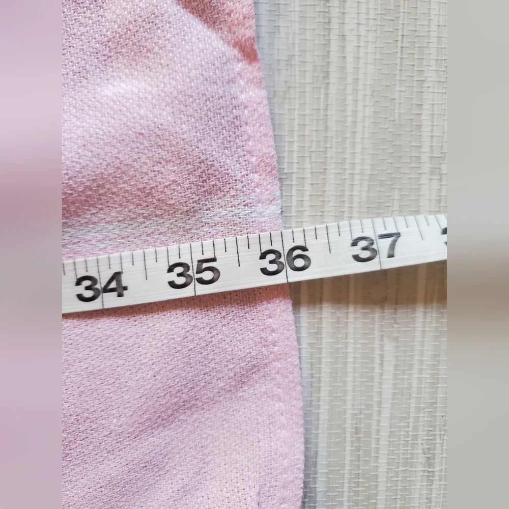 Bay Laurel Turkish 100% Cotton Beach Yoga Towel Travel Bag Powder Pink Stripe